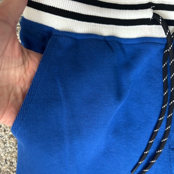 Edgar +  Ash men’s blue jogger with white/black cuffs size small - Picture 3 of 8